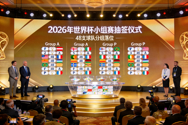 2026年世界杯小组赛抽签仪式在迈阿密举行，48支球队分组落位